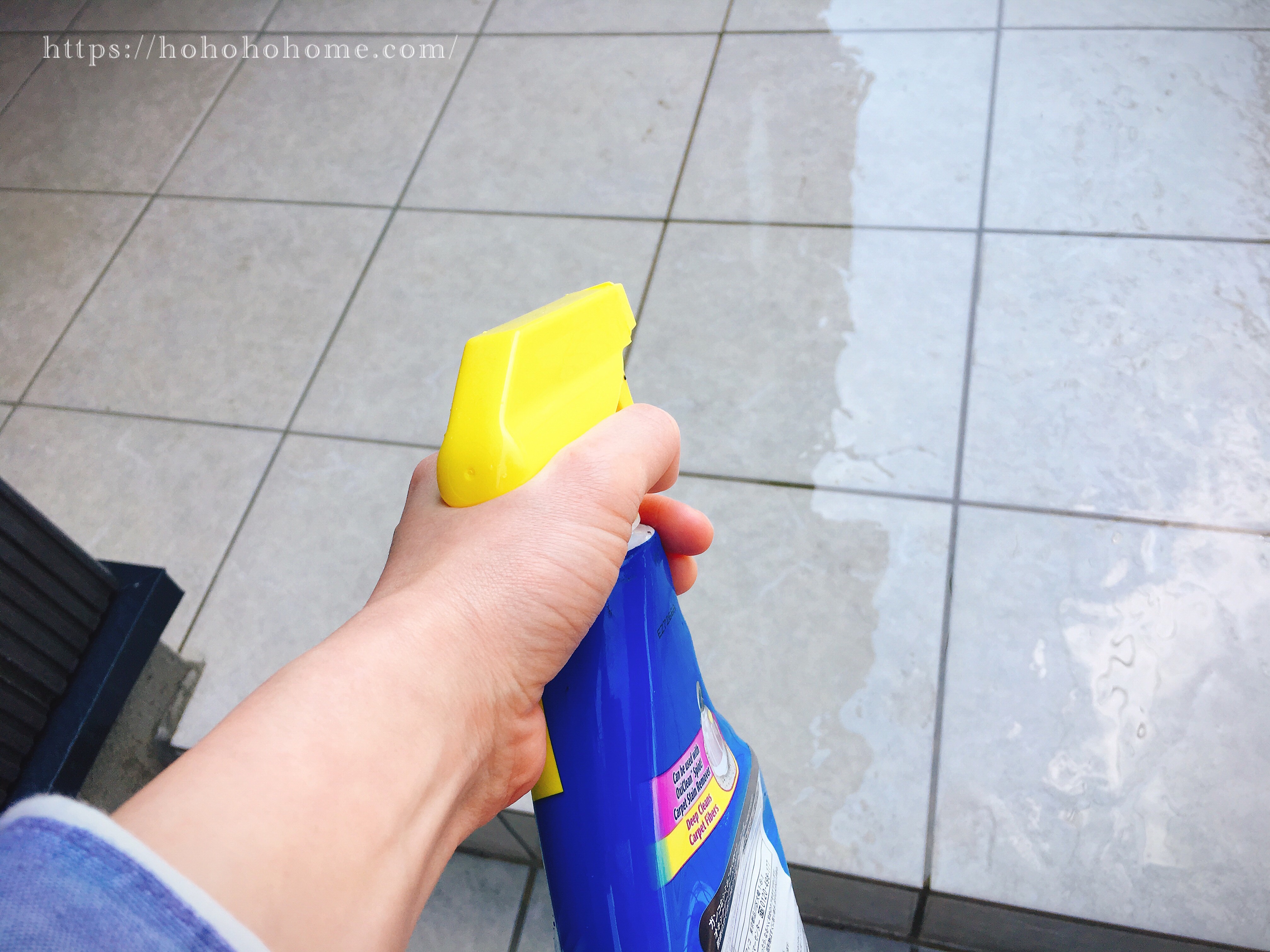 オキシクリーンを使ってこびりついたタイルの汚れを取る 自己資金ゼロのお家計画