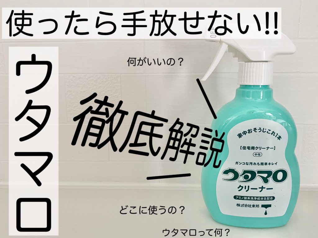 使えばわかるその魅力 ウタマロクリーナーは色々な使い方がある 自己資金ゼロのお家計画